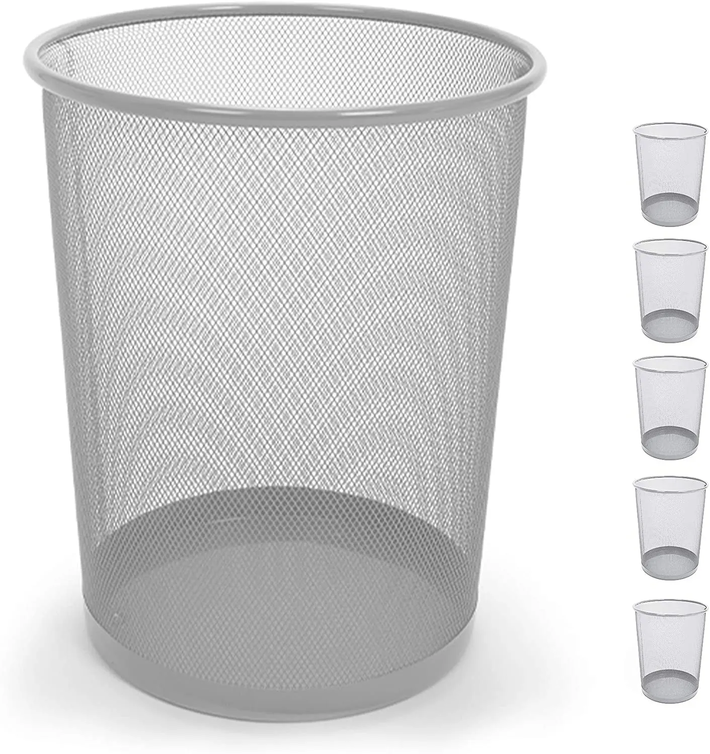 Steel Metal Mesh Waste Basket