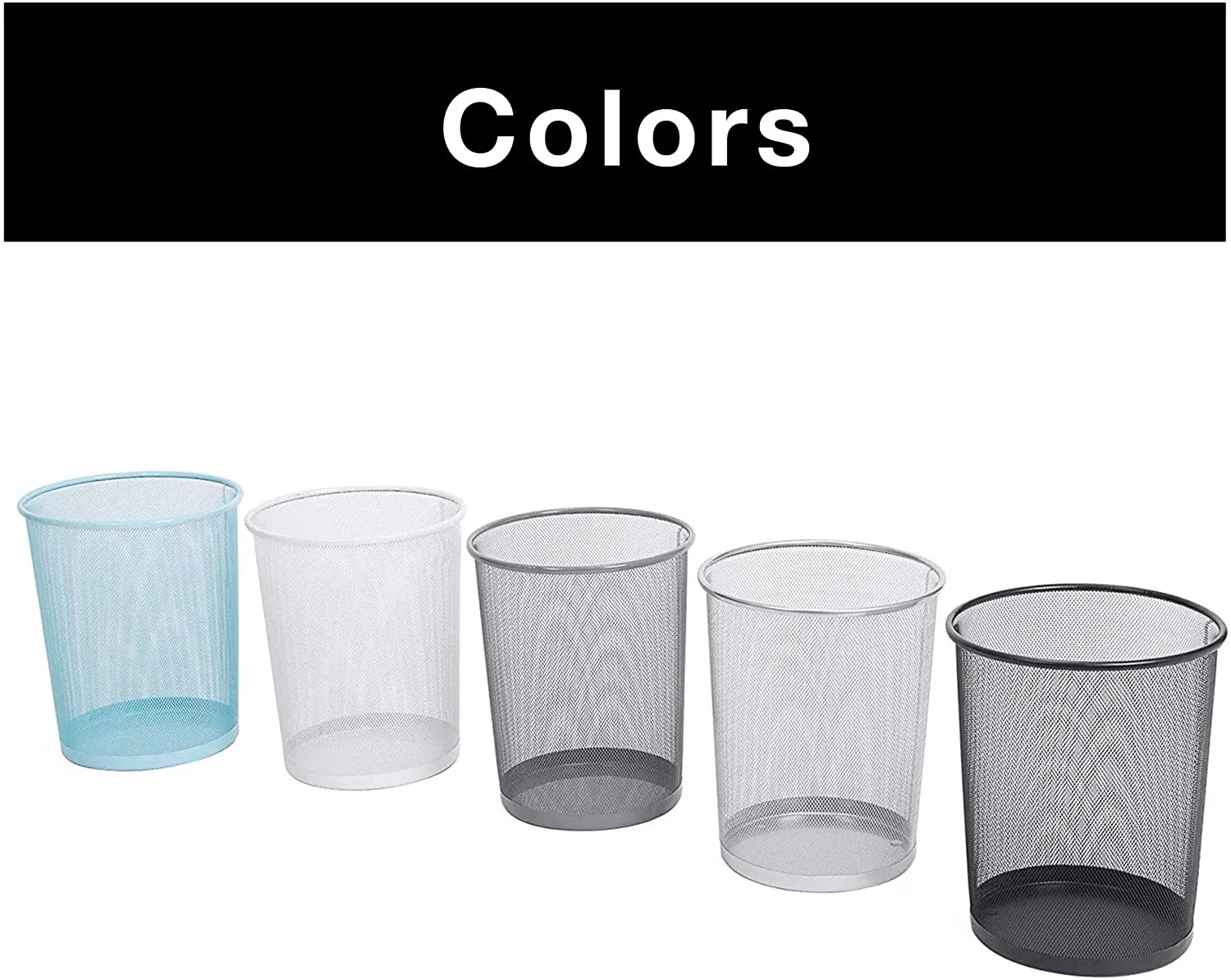 Steel Metal Mesh Waste Basket