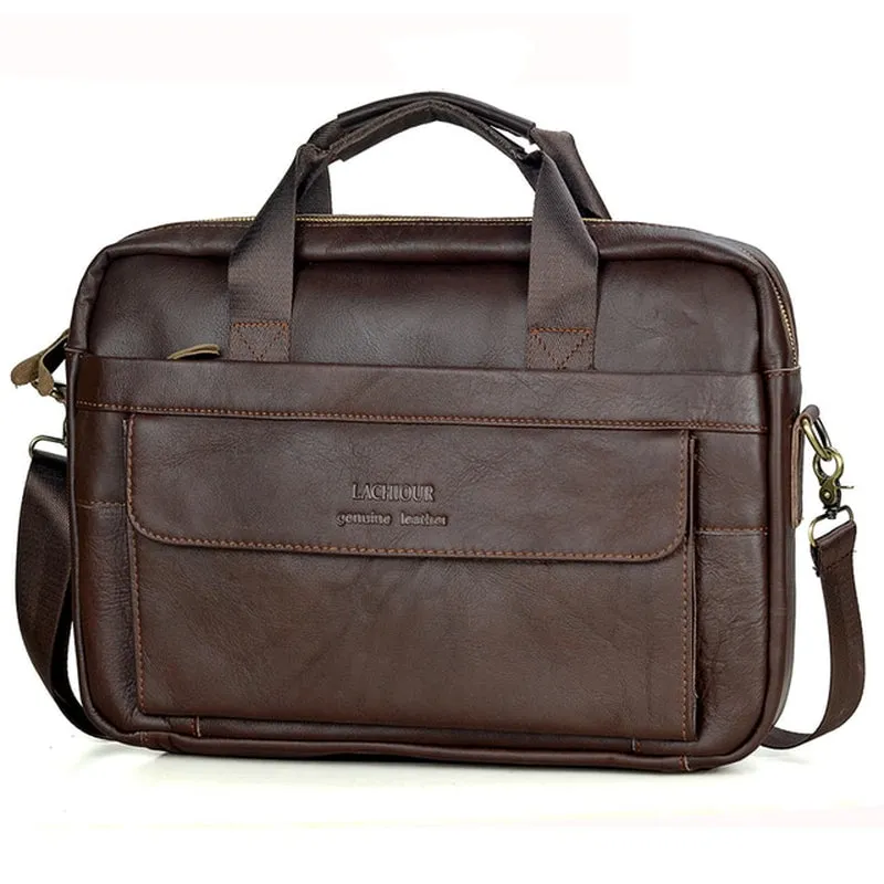 The Ubriaco Genuine Leather Laptop Bag