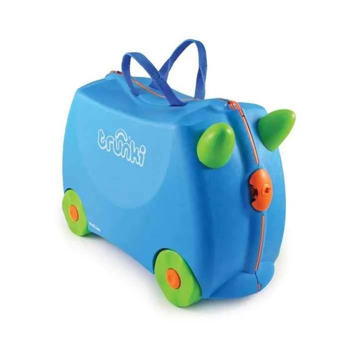Trunki original innovative Ride On Suitcase for kids age 3  Terrance Blue